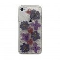 Puro Cover PC + TPU  Glam   Hippie Chic  per iPhone 6/6s/7/8 4,7  con Fiori, Viola