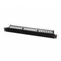 PATCH PANEL CAT 5 UTP 48 PORTE PATCH PANEL CAT 5e UTP 48 PORTE RJ45, 1U ALTA DENSITA 