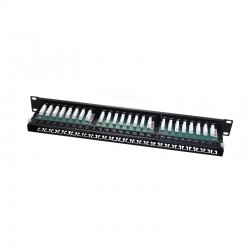 PATCH PANEL CAT 5 UTP 48 PORTE PATCH PANEL CAT 5e UTP 48 PORTE RJ45, 1U ALTA DENSITA 
