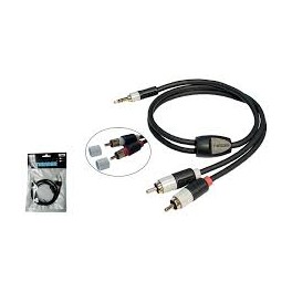 CAVO 2 RCA  jack PLUG 3 5 stereo  3mt 