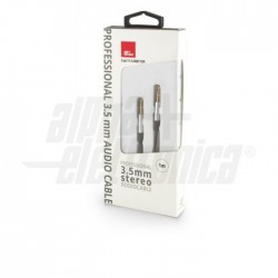 CAVO AUDIO ST 3,5mm M/M 1m DARK GREY