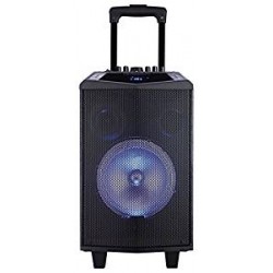 MEDIACOM MUSIC BOX 120W TROLLEY BT CON BATTERIA RICARICABILE MICROFONO SENZA FILI  RADIO FM BLUETOOTH MICRO/SD USB LINE IN INGRE