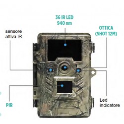 FOTOTRAPPOLA HD 1080P 64GB