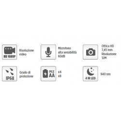 FOTOTRAPPOLA HD 1080P WIFI SPOT SLOT SD 