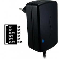ALIMENTATORE UNIVERSALE 45W AP45W AP45W ADATT 5 9 10 5 12 15V 3A 19,5V 2 3A / 45W