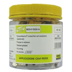 CONNETTORI F  6 MM 