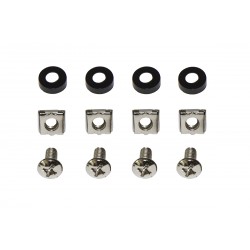 LISTELLO GUIDACAVI PER ARMADI 19  1 UNIO LISTELLO GUIDACAVI PER ARMADI 19  1 UNITA  5 ANELLI COLORE GRIGIO IN METALLO