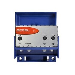 Centralino larga banda per esterno 12V, 4 ingressi  20 dB  4 reg   uscita 117 dB?V AM20 V 4 5 U  12V