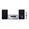 YAMAHA PIANOCRAFT MCR N470D MICRO HIFI 22W + 22W Bluetooth, WiFi,Airplay, DLNA,DAB+,FM,UNITA  GRIGIA CASSE NERE