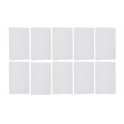KIT 10 Card Mifare plastica in PVC bianc 