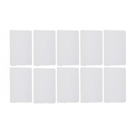 KIT 10 Card Mifare plastica in PVC bianc 