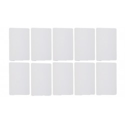 KIT 10 Card Mifare plastica in PVC bianc 