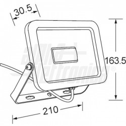 FARETTO LED 100 240V 30W 4000K IP65 