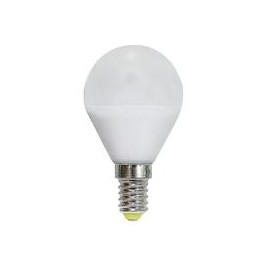 LAMP LED MINISFERA E14 4W 4000K 220V LAMPADA LED MINISFERA 45GF, E14, 4W, FA250°, 4000K, 220Vac, LM360, RA 80, 45*80mm BOX, G3A