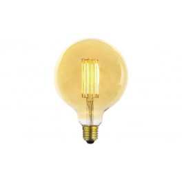 GLOBO125 DECO LINE GOLD DIM 6W E27 LED 500LM 2100K ON