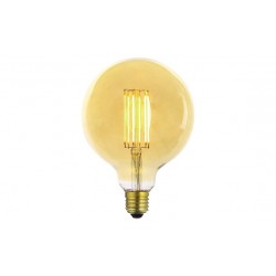 GLOBO125 DECO LINE GOLD DIM 6W E27 LED 500LM 2100K ON