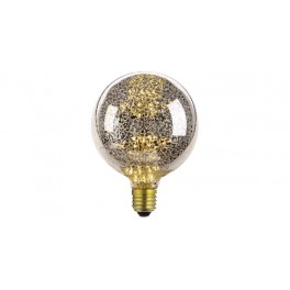 GLOBO 125 DECO EXPLOSION CROMO 1,4W E27LED   ON