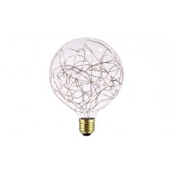 GLOBO 125 DECO EXPLOSION TRASPARENT 1,4WE27 LED   ON