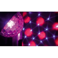 153 258 MAGIC BALL LED RGB UV BATTERIA TLC DMX
