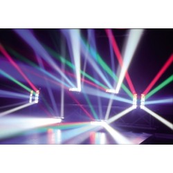 150 303 DOPPIO FARETTO LED MOBILE LED CREE RGBW 25W DMX