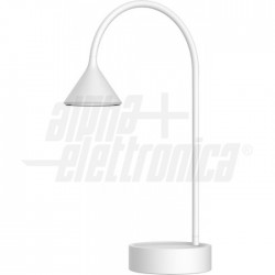 Lampada da tavolo Led Touch Step Bianca 