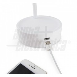Lampada da tavolo Led Touch Step Bianca 