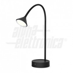 Lampada da tavolo Led Touch Step Nera 