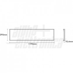PAN LED30X120 40W CCT REGOLABILE 