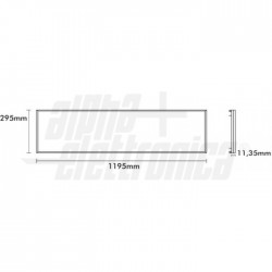 Pan Led 30x120 40W 4000k 100lm/W UGR 