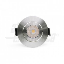 Faretto led 5W 4000K Acciaio Alim incl  