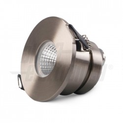 Faretto led 5W 3000K Acciao Alim incl 