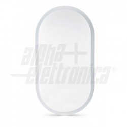 Plaf Led Ovale 14W 230V 4000K Bian gri  