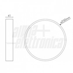 Plafoniera Led 30W 4000K Bianca 230Vac 
