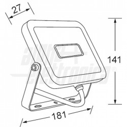 FARETTO LED 100 240V 20W 4000K IP65 