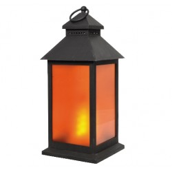 Lanterna decoro 36 LED effetto fiamma 