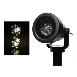 Proiettore 4 LED stelle 