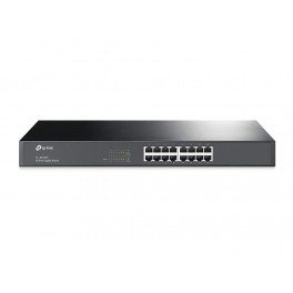 TP LINK TL SG1016 SWITCH 16P  GIGABIT DESKTOP E RACK MOUNTABLE