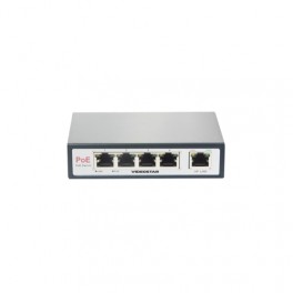 SWITCH 5 PORTE 10/100 Mbs, 4 PoE 1 PO UL SWITCH 5 PORTE 10/100 Mbs, 4 PoE 1 PORTA UPLINK,65W