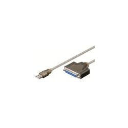 CONVERTITORE USB PARALLELO USB A MASCHIO/DSUB25 FEMMINA