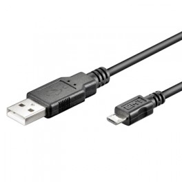 CAVO ADAT  USB A F MICRO USB M 20CM COLORE NERO
