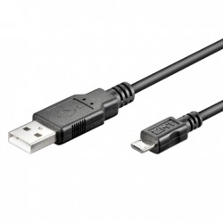 CAVO ADAT  USB A F MICRO USB M 20CM COLORE NERO