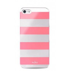 CUSTODIA IPHONE IPC5STRIPEPNK ARGENTO/ROSA