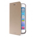 Puro Cust  Ecopelle Iphone 6 5 5   Flip Oriz  + Vano Per Carta + Stand Up Oro
