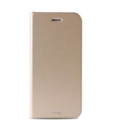 Puro Cust  Ecopelle Iphone 6 5 5   Flip Oriz  + Vano Per Carta + Stand Up Oro
