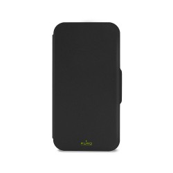 Puro Cust Iphone 6 5 5   BI Color Wallet 3 Vani Porta Carta Nero/verde