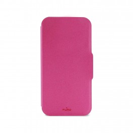 Puro Cust Iphone 6 5 5   BI Color Wallet 3 Vani Porta Carta Rosa/rosso