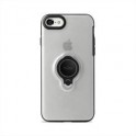 Puro Cover PC+TPU Magnet Ring per iPhone 7/8 +anello girevole 360°e placca metallica integrata trasp