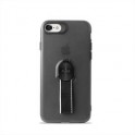 Puro Cover PC+TPU Magnet Strap per iPhone 7/8 Plus con laccio rimovibile e placca metallica nero