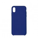 Puro Cover in Silicone Liquido con interno in microfibra per iPhone X 5,8  Blu