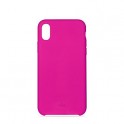 Puro Cover in Silicone Liquido con interno in microfibra per iPhone X 5,8  Rosa